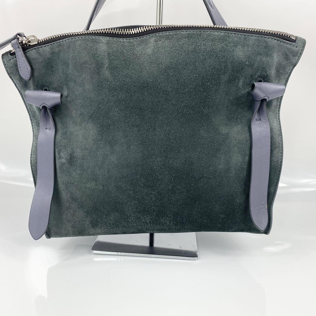 美品✨️ジルサンダー●ハンドバッグ●カーフレザー●スエード●