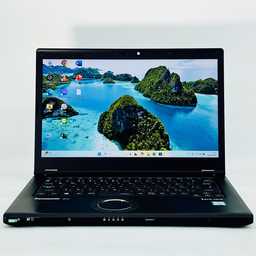 レッツノート ブラック Corei5 8世代 ノートパソコンWin11
