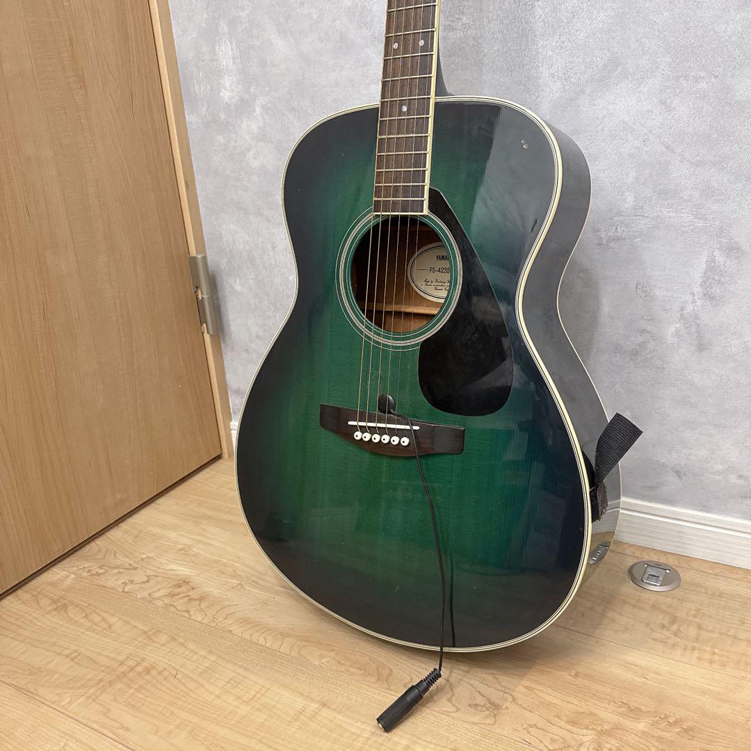お待たせ! 美品】ヤマハ YAMAHA FS-423S TMB アコギ ギター ケース付 ギター