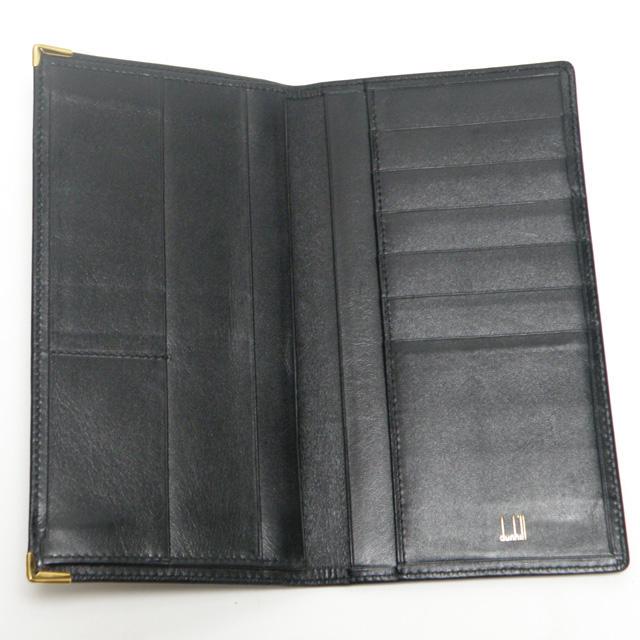 【おしゃれ】 超美品dunhill ダンヒル 二つ折り長財布 札入れ スペイン製 良品 正規品 - 長財布