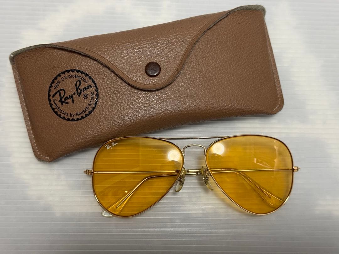 美品 B&L レイバン メタル アンバーマチック 58mm USA