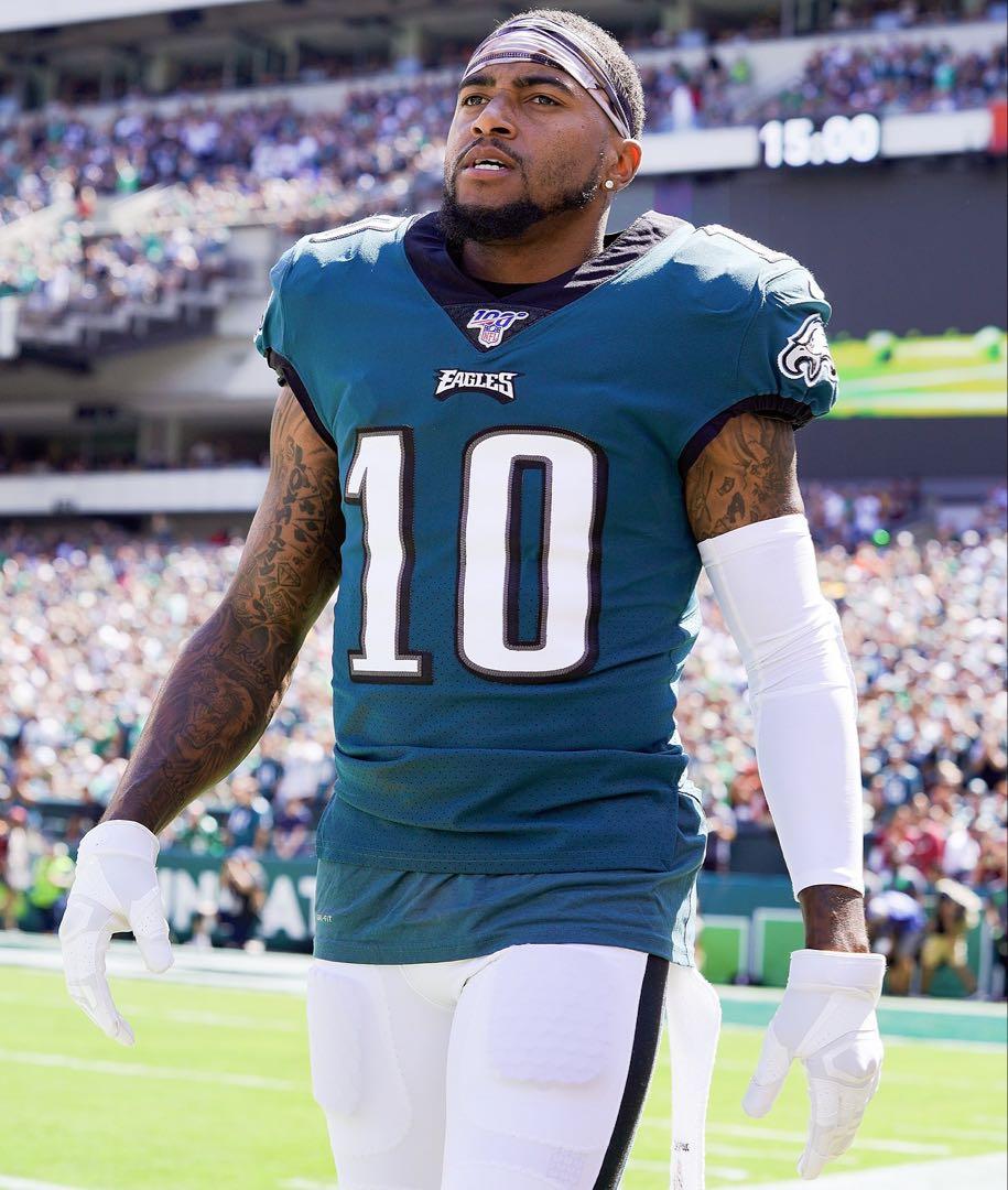 NFL ゲームシャツ XL:イーグルス(#10 デショーン・ジャクソン