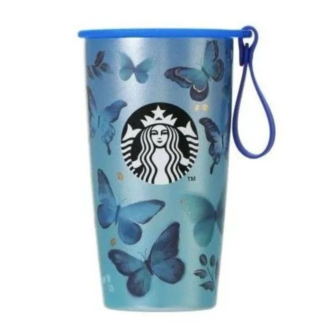 スターバックス ステンレスボトル タンブラー バタフライ 蝶々 スタバ