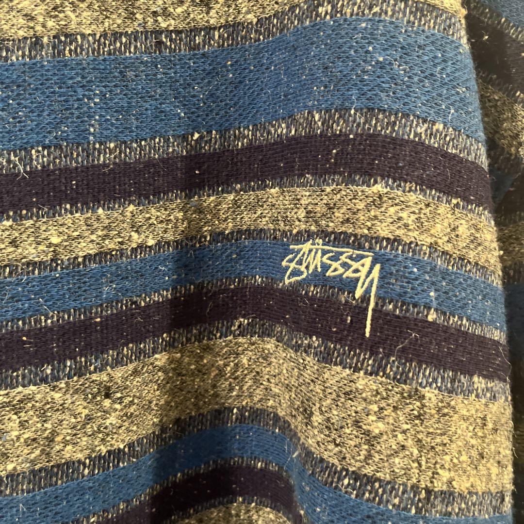 Stussyニット  (BAJA STRIPE LS CREW) Mサイズ