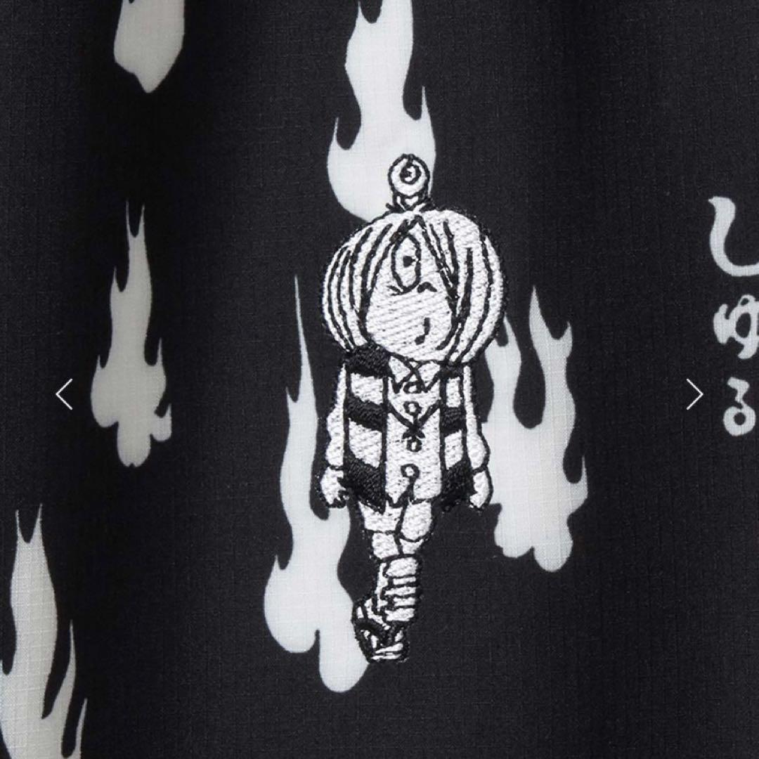 新品　グラニフ　ゲゲゲの鬼太郎　水木しげる　人魂　イージーパンツ　S ズボン 新品 グラニフ ゲゲゲの鬼太郎 水木しげる 人魂 イージーパンツ