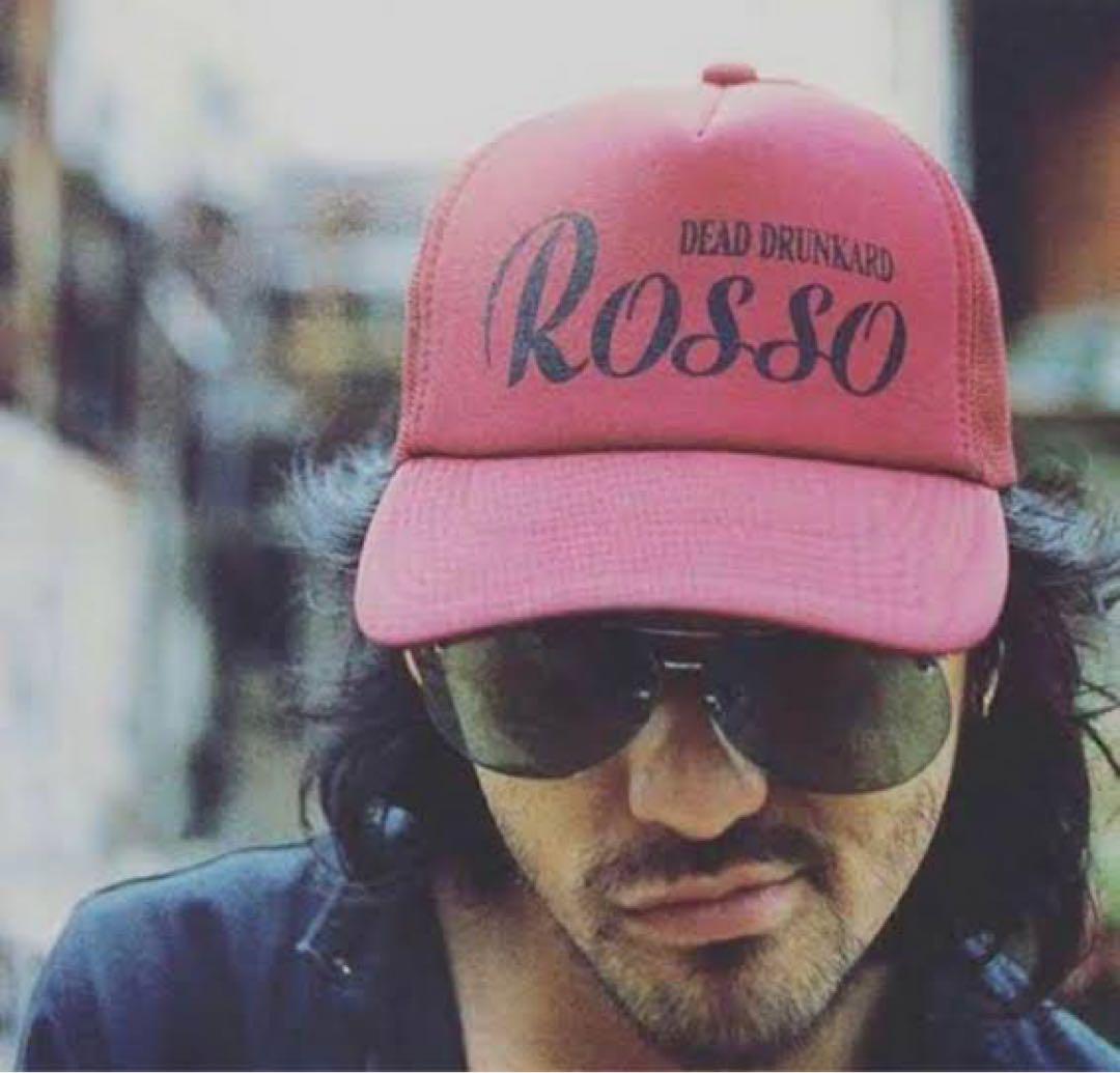 ROSSO トラッカーキャップ メッシュ　白×黒　ルードギャラリー　チバユウスケ