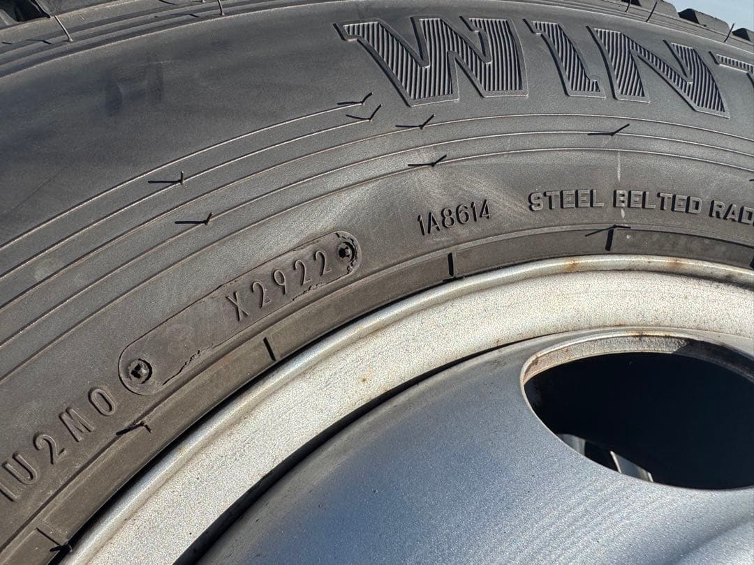 三菱ふそう キャンター ホイール付き6本 スタッドレス 三菱ふそう キャンター ホイール付き6本 スタッドレス