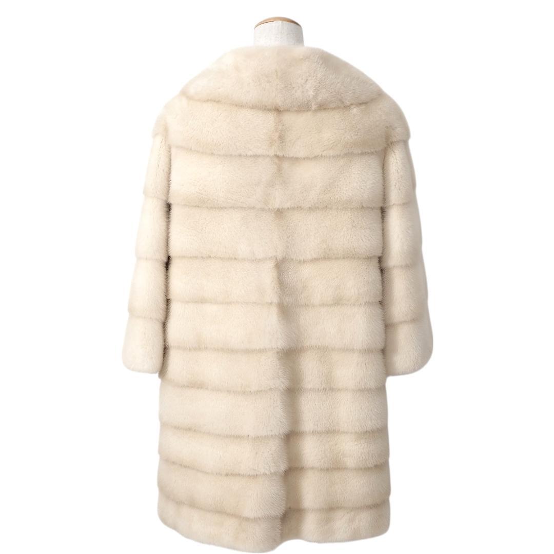 ミンク【本毛皮】コート アイボリー KOPENHAGEN FUR ミンクファー コート FREE アイボリー - メルカリ