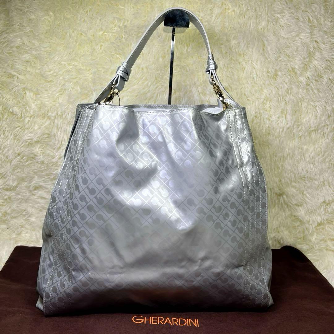 新品未使用　ゲラルディーニ　ショルダーバック　ハンドバッグ　ペネロペ　シルバー awardsandwinners.com