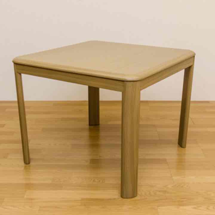 ダイニングコタツ　85×85　正方形　掛け布団セット　BR/NA