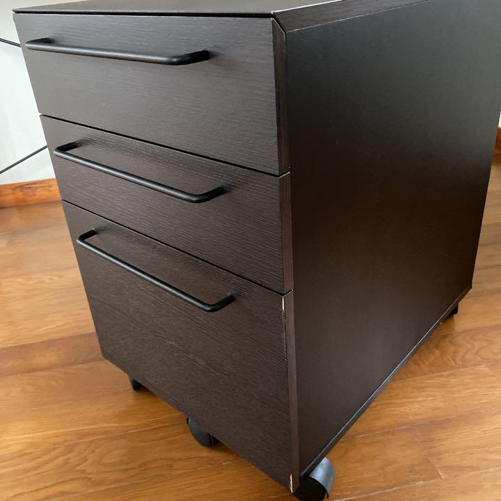 正規品限定SALE ニトリ 引き出しのみの出品です ダークブラウン LZ0oI-m64440431848 デスクワゴン サーヤ HOT定番人気