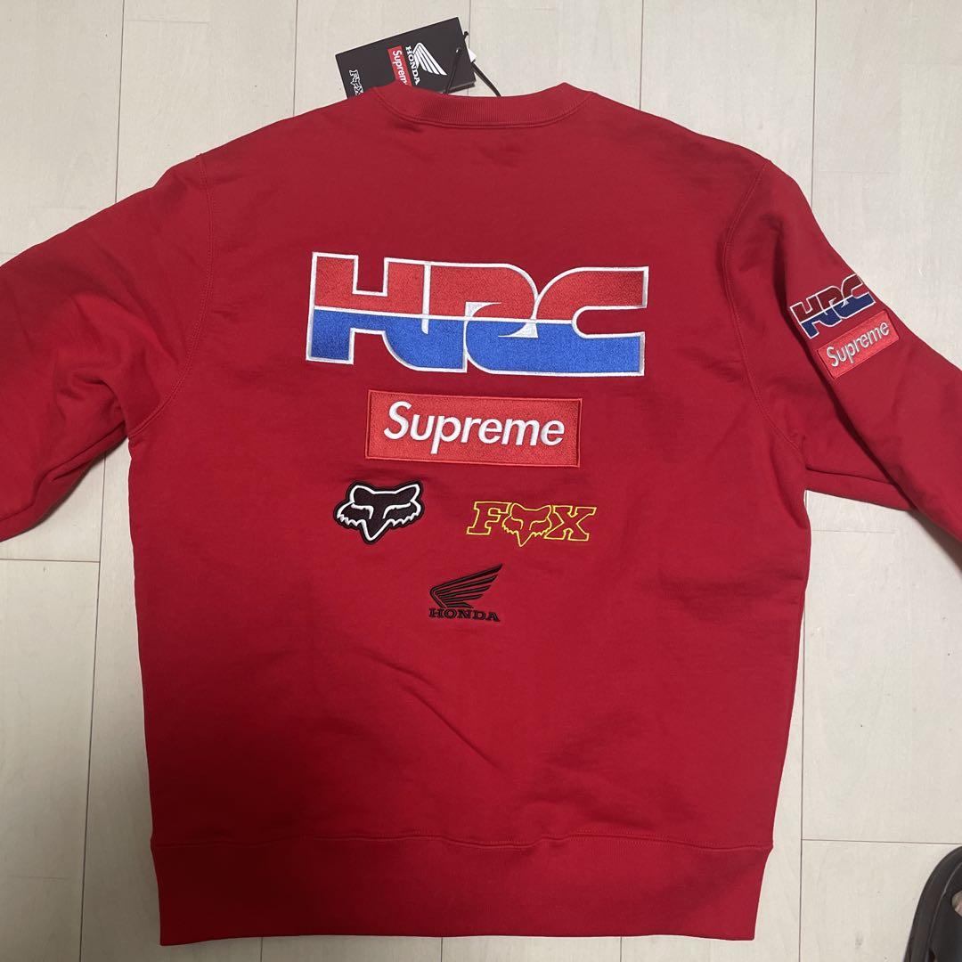 Supreme レッド スウェット Mサイズ