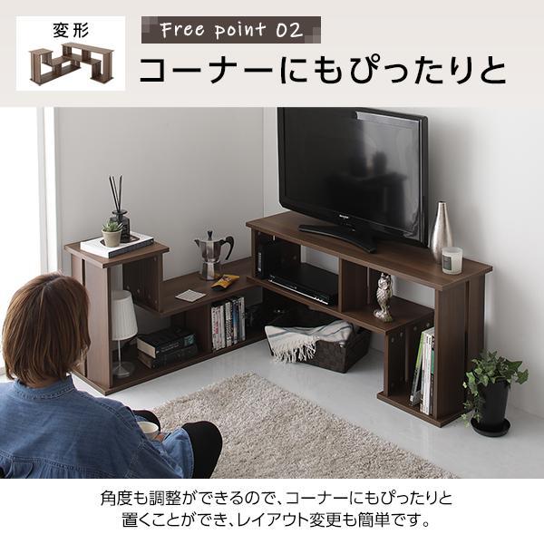 HOT最新作 テレビ台 ブラウン ディスプレイ 収納 ラック 木製 シンプルモダン CZdWq-m64442323650 定番即納