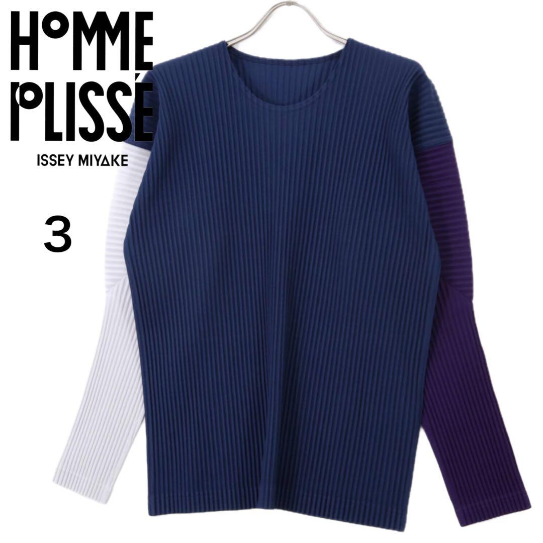 【希少】 オムプリッセ イッセイミヤケ HP03JK251 プルオーバー　ロンt