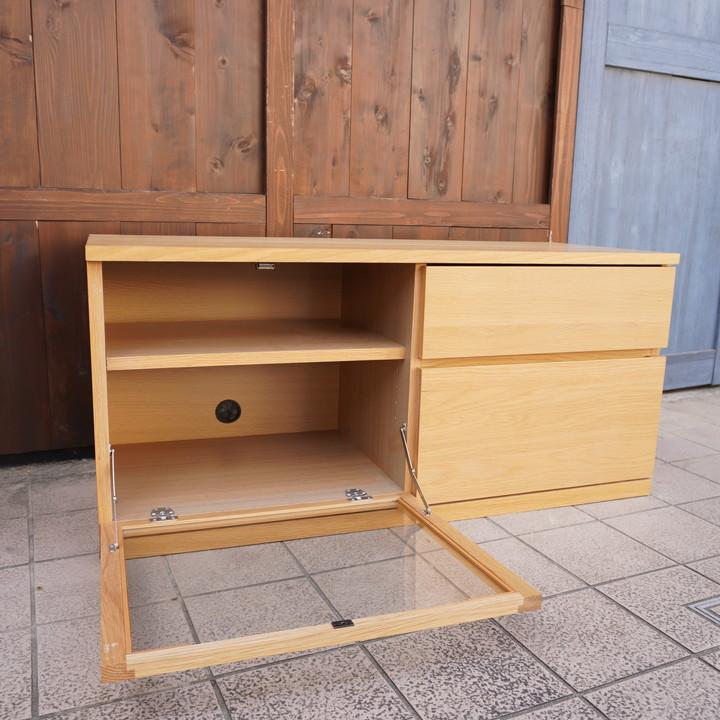 もちろんオ 無印良品 TVボード 110cm 1人暮らし ounpl-m64445005822 オーク材 AVラック シンプル まい・