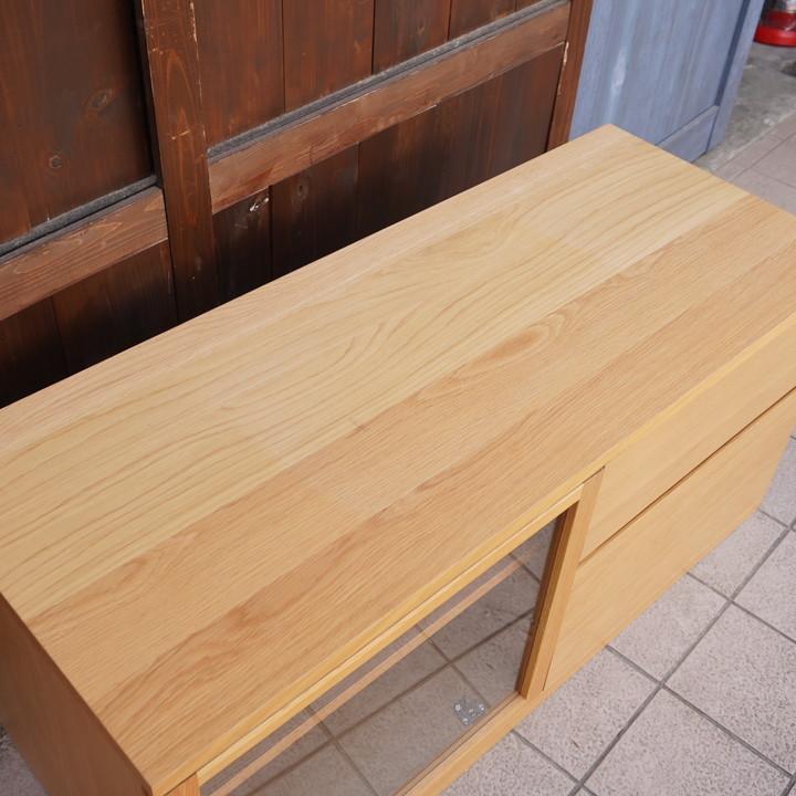 もちろんオ 無印良品 TVボード 110cm 1人暮らし ounpl-m64445005822 オーク材 AVラック シンプル まい・