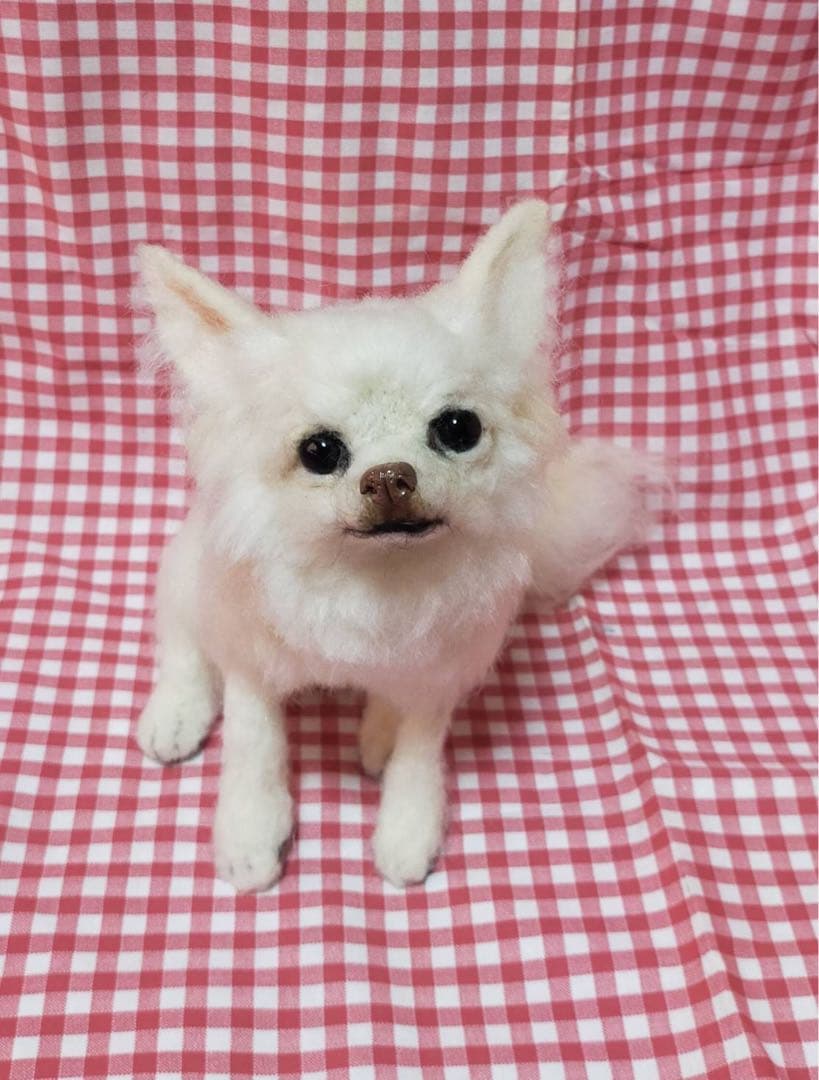 羊毛フェルト ハンドメイド 犬 チワワ NEXPOTALLINN_EU
