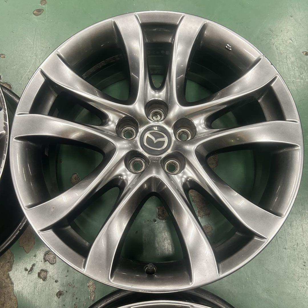 中古アルミ19x7.5 マツダアテンザ純正4本セット　CX5などにも