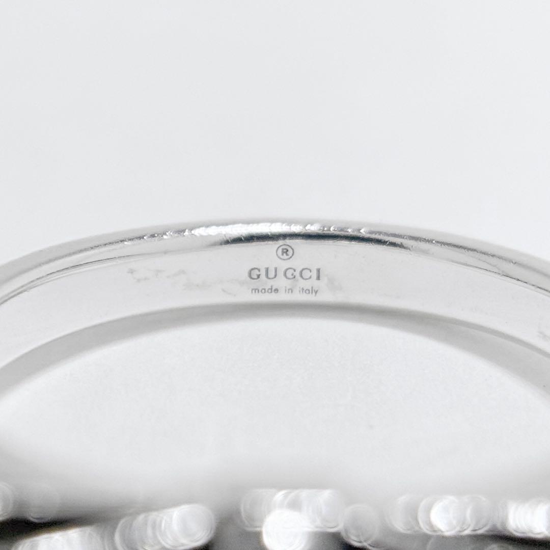 ⚪︎GUCCI グッチ リボン モチーフ リング シルバー 925 11.5号