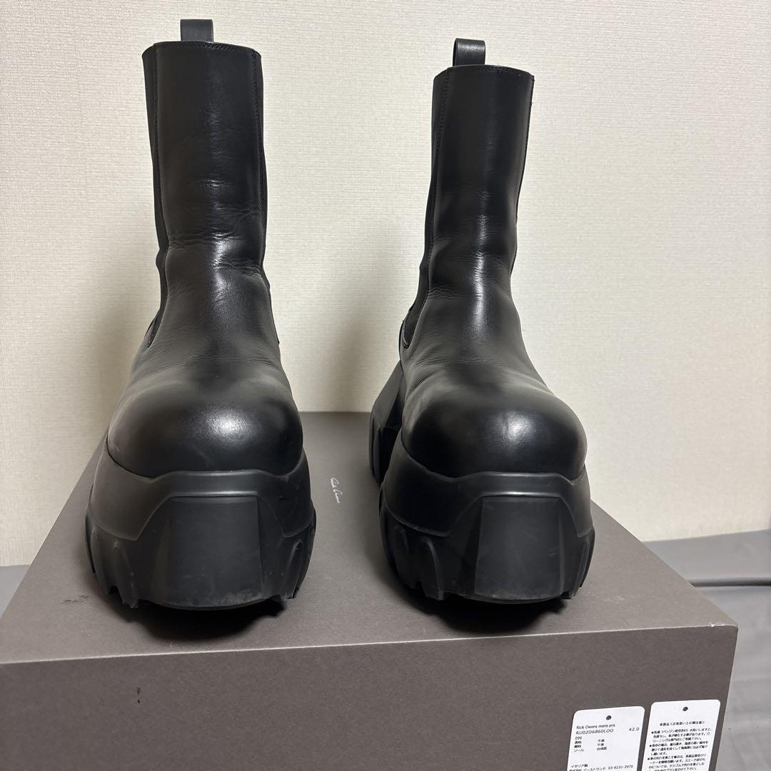 Rick Owens BEATLE MEGA TRACTOR ブラック 42
