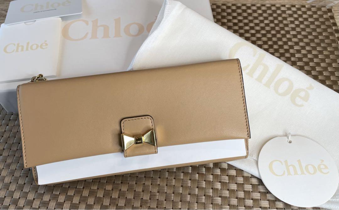 人気ブランド 海外通販 - 国内入手困難 新品未使用】Chloe クロエ ベージュ 長財布 ボビー 小物