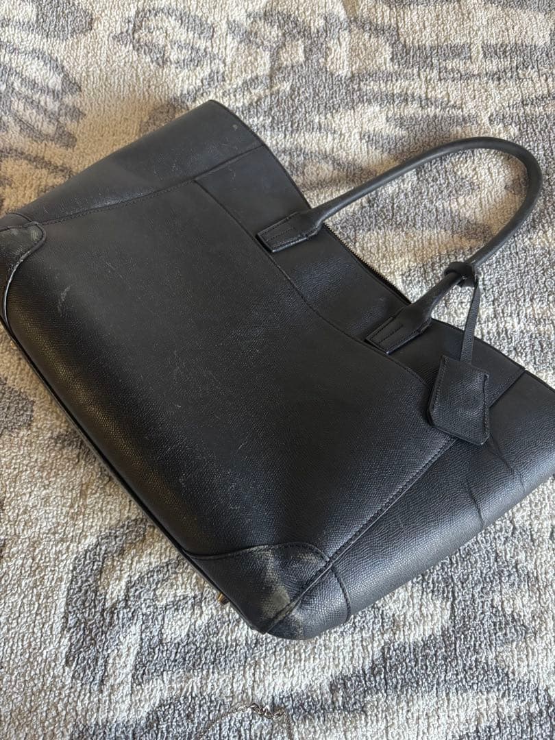 ブラックレザートートバッグ　MENS ユナイテッドアローズ　定価約４万