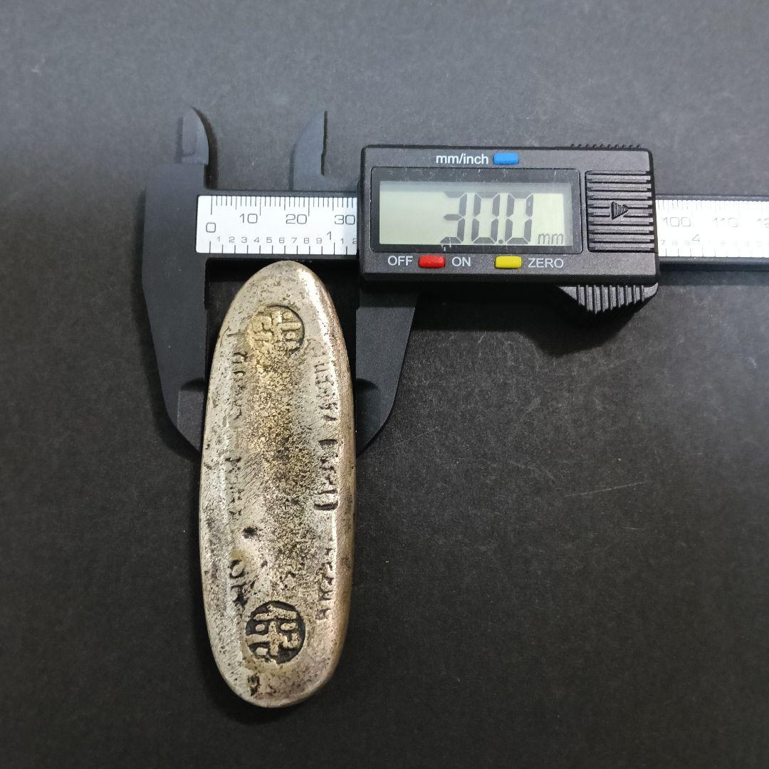 丁銀 天保丁銀 重さ約138g 全長約86mm （7-2） 丁銀 天保丁銀 重さ約138g 全長約86mm （7-2） - メルカリ