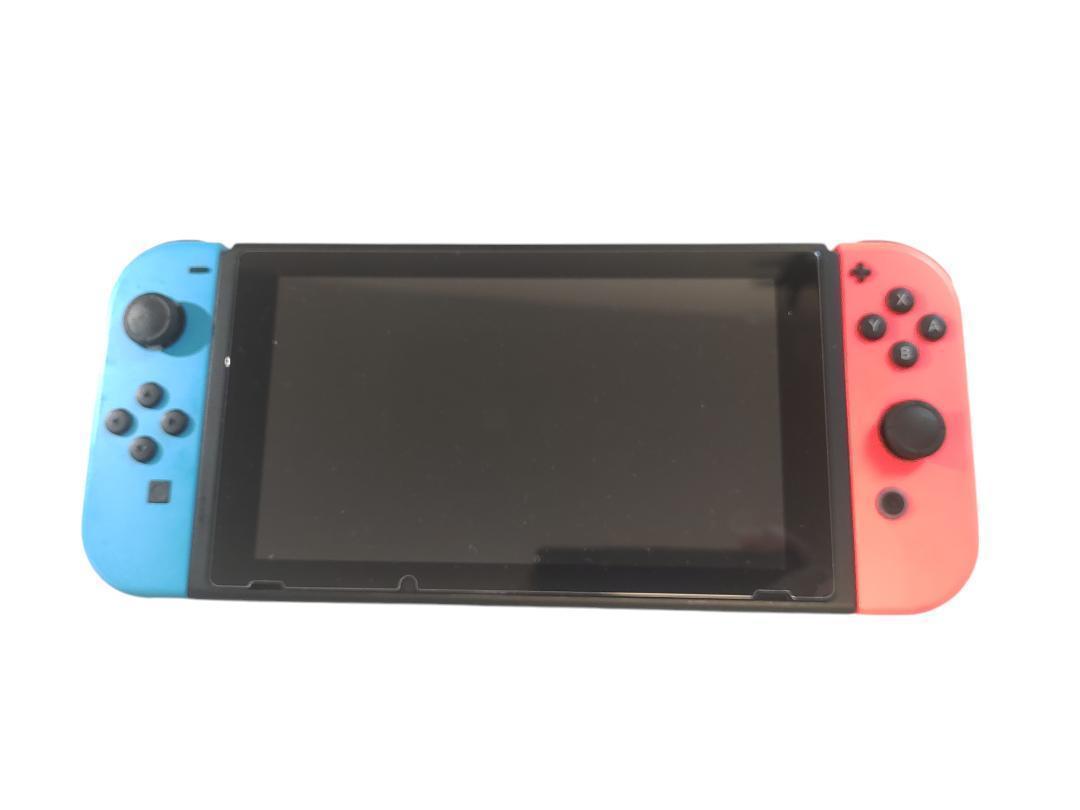ニンテンドースイッチ　拡張版　ネオンブルー・レッド　本体一式　ワケあり品