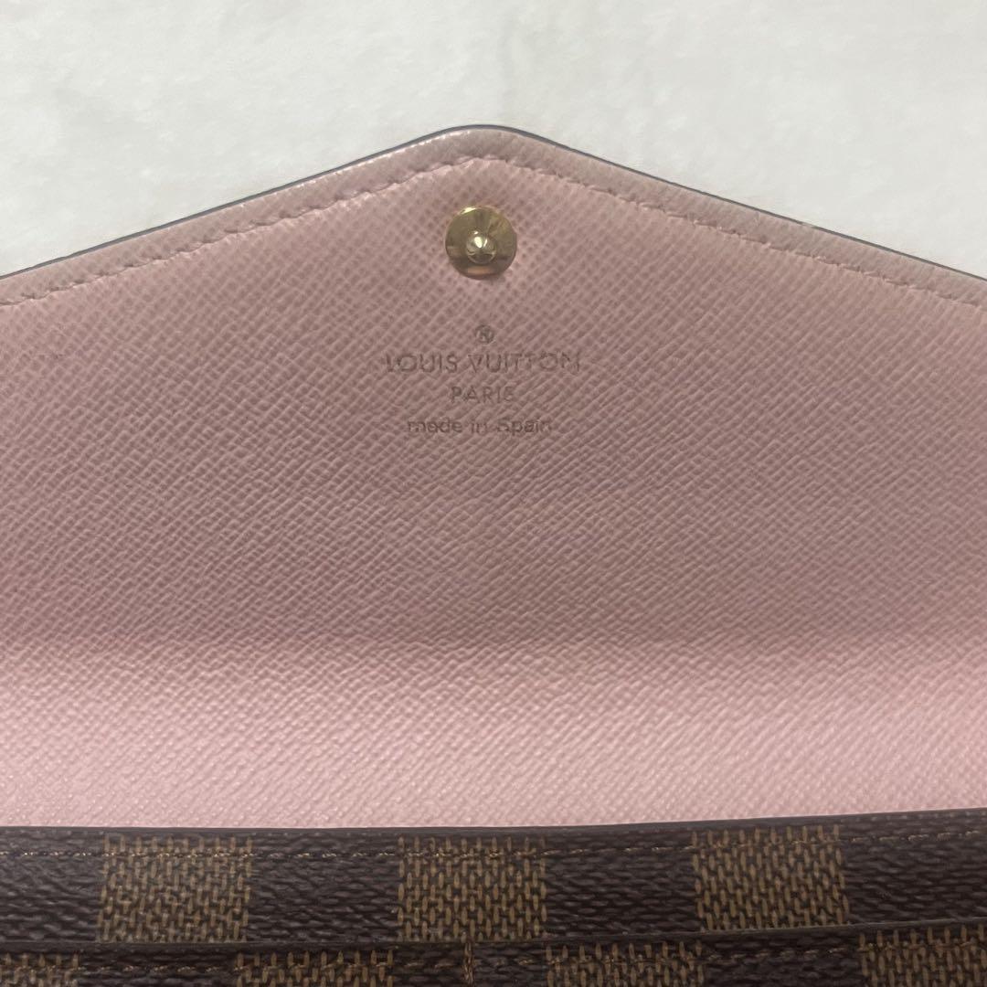 ルイヴィトンLOUIS VUITTON 長財布　ダミエ　ポルトフォイユ・サラ