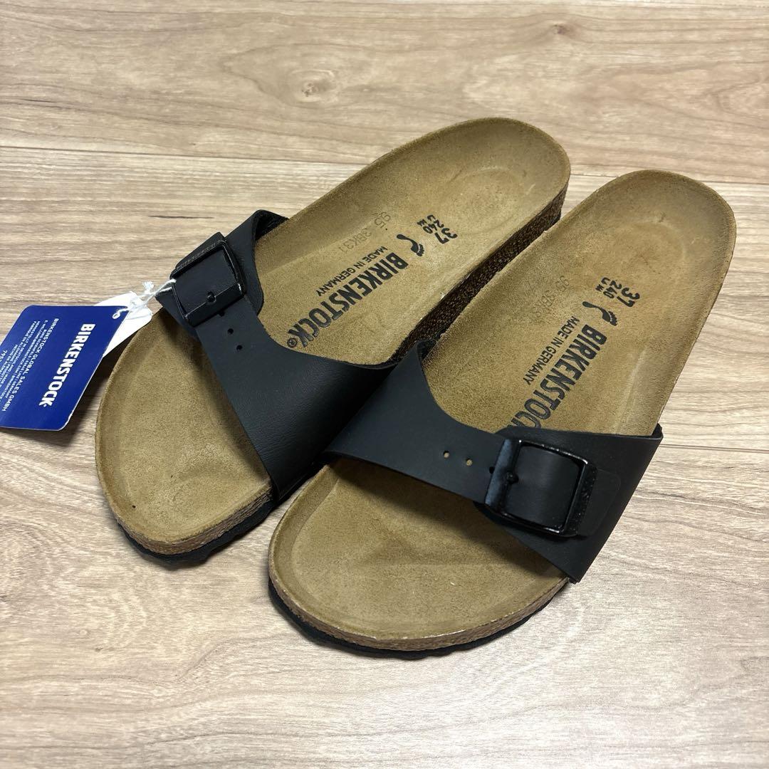 新品 BIRKENSTOCK ビルケンシュトック マドリッド サンダル37黒