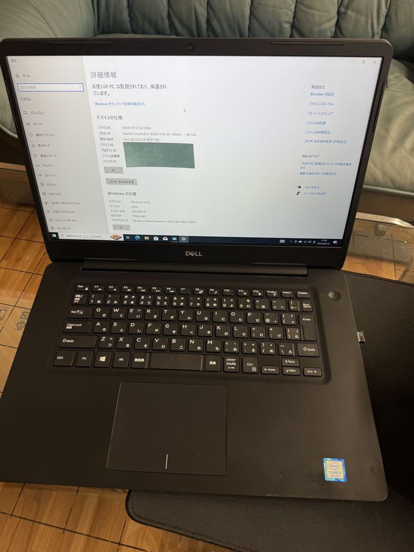Dell ノートPC 日本語配列 キーボード