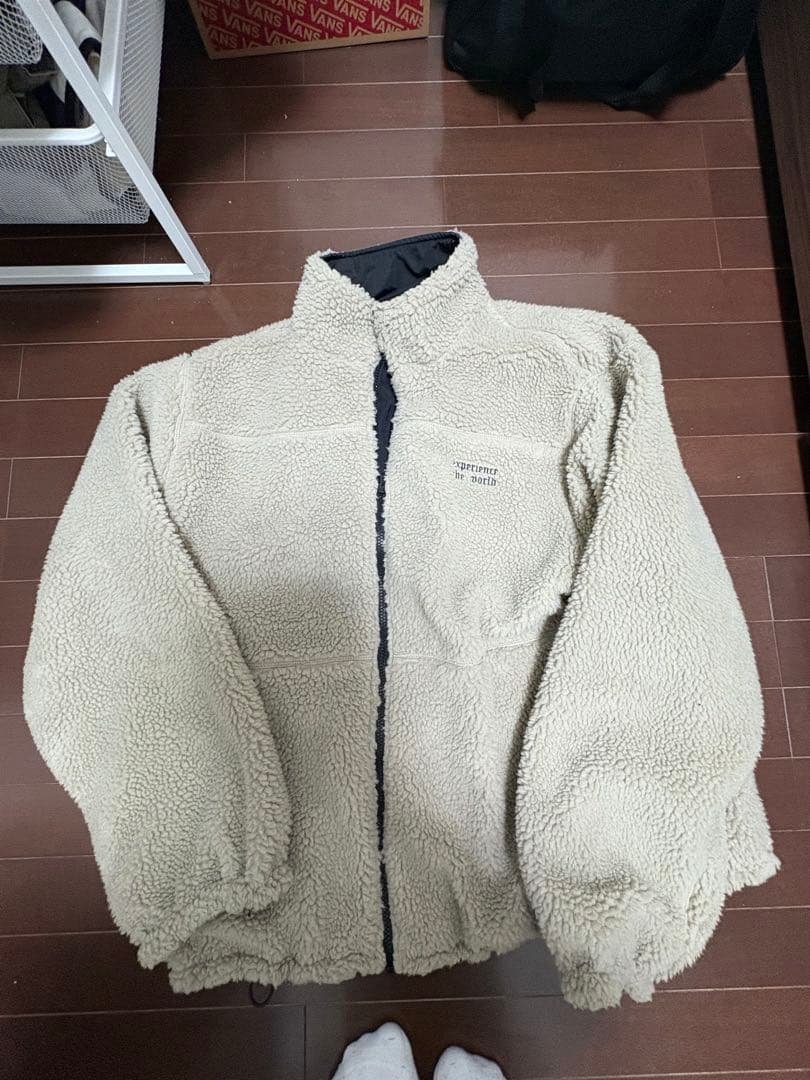 kutir 2way リバーシブルナイロンボアブルゾン L kutir 2way リバーシブルナイロンボアブルゾン L