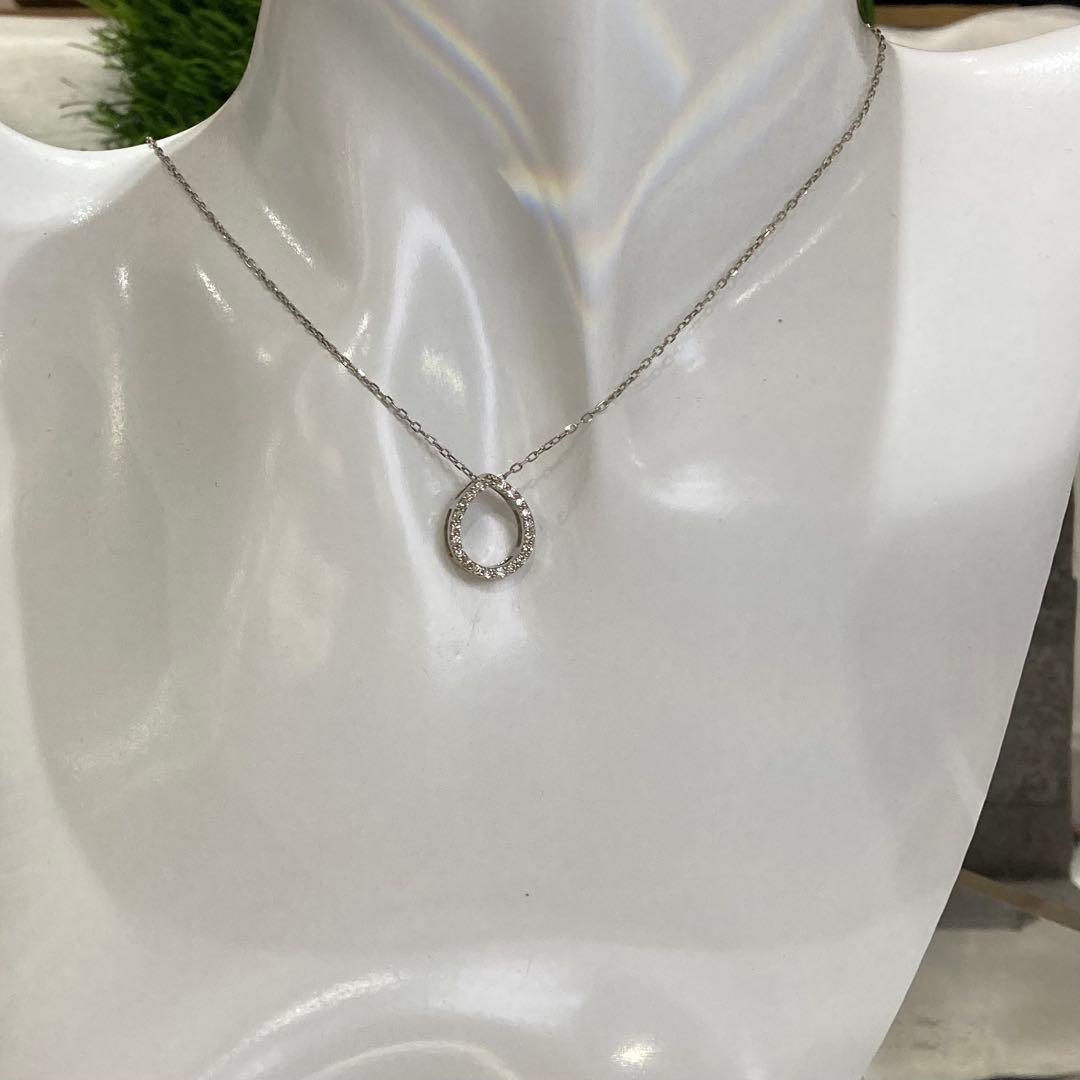 【新品未使用】PT900 血赤珊瑚　天然ダイヤモンド　3ウェイネックレス