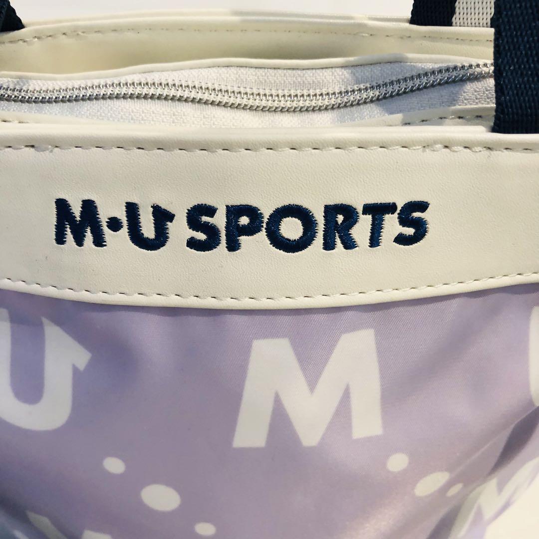 【新品未使用】エミコ ウエサコ M・U ゴルフバック　ラベンダー　ホワイト