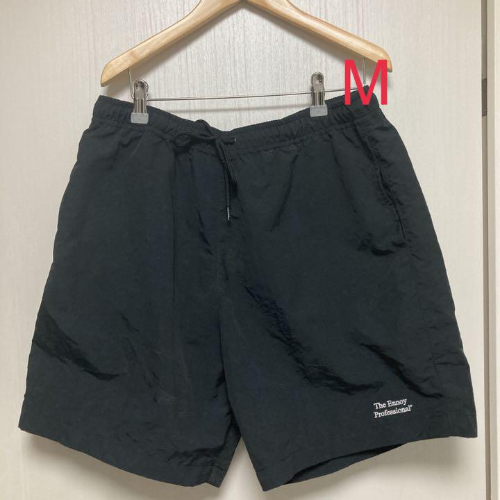 ENNOY ナイロンショートパンツ ブラック M