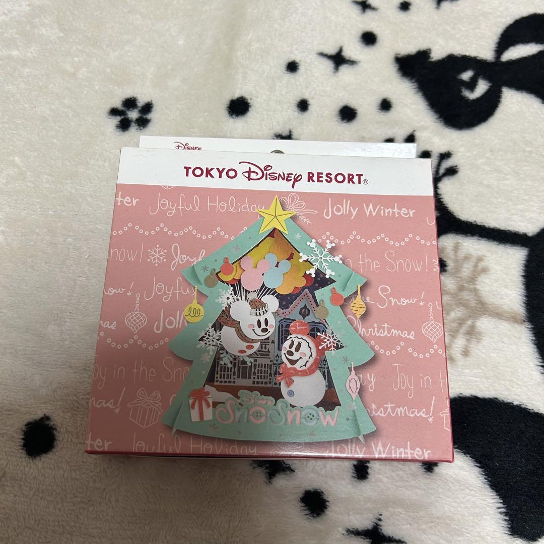 未開封ディズニーリゾートクリスマススノースノーペーパーシアター
