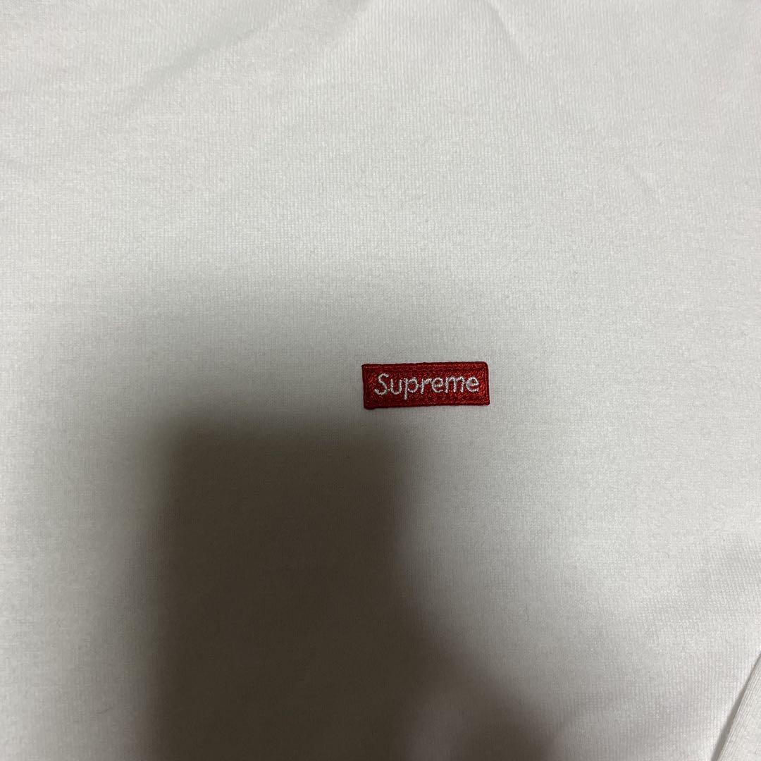 Supreme small logo box L/S Tee Mサイズ　白