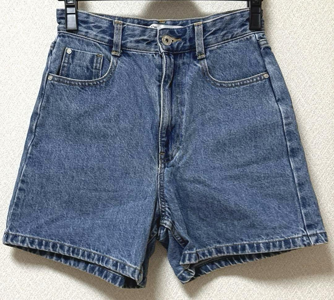 ZARA ザラ デニムショーツ 34インチ 3枚セット ZARA デニム ショートパンツ ブラック 34 - メルカリ