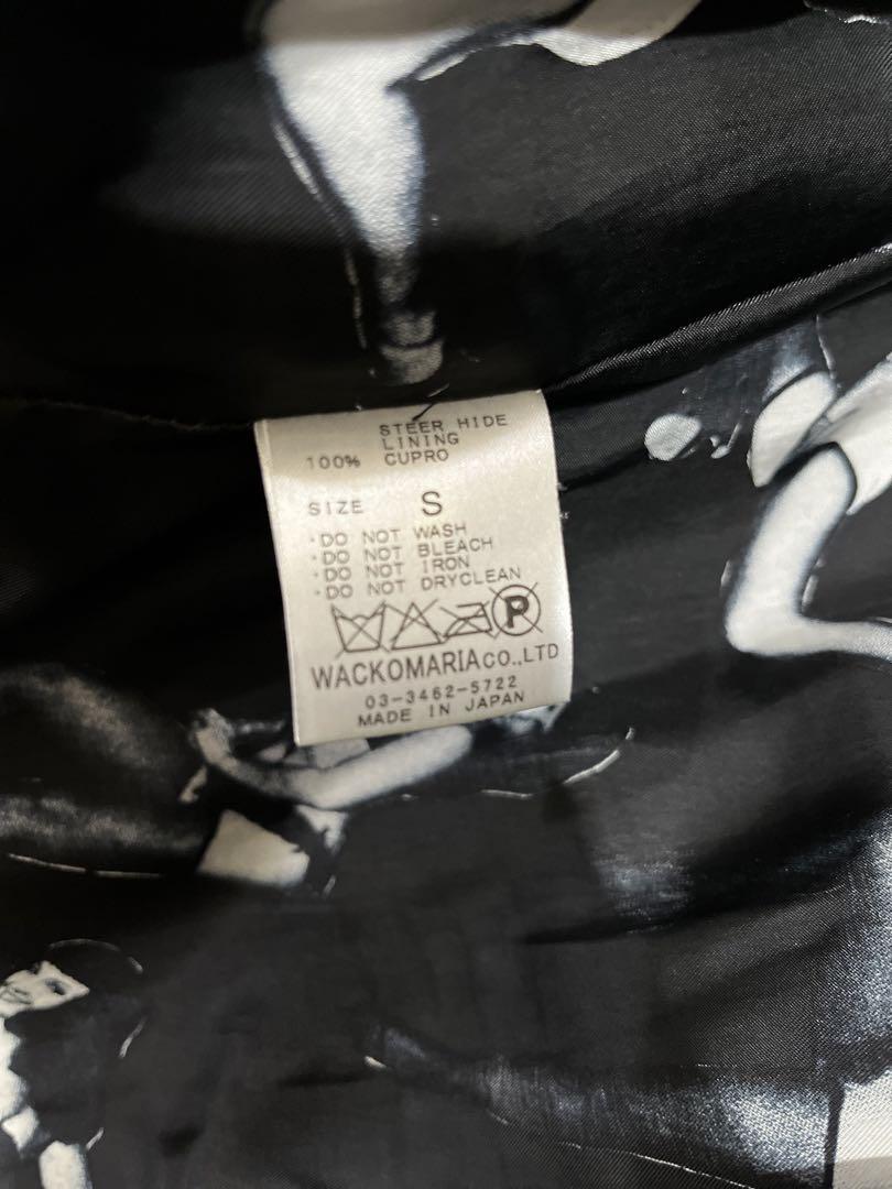 【美品】WACKO MARIA レザー ジャケット S 牛革 M-65