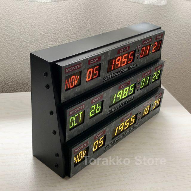 バックトゥーザヒューチャー　タイムサーキット　LEDライト 楽天市場】バック・トゥ・ザ・フューチャー デロリアン タイム