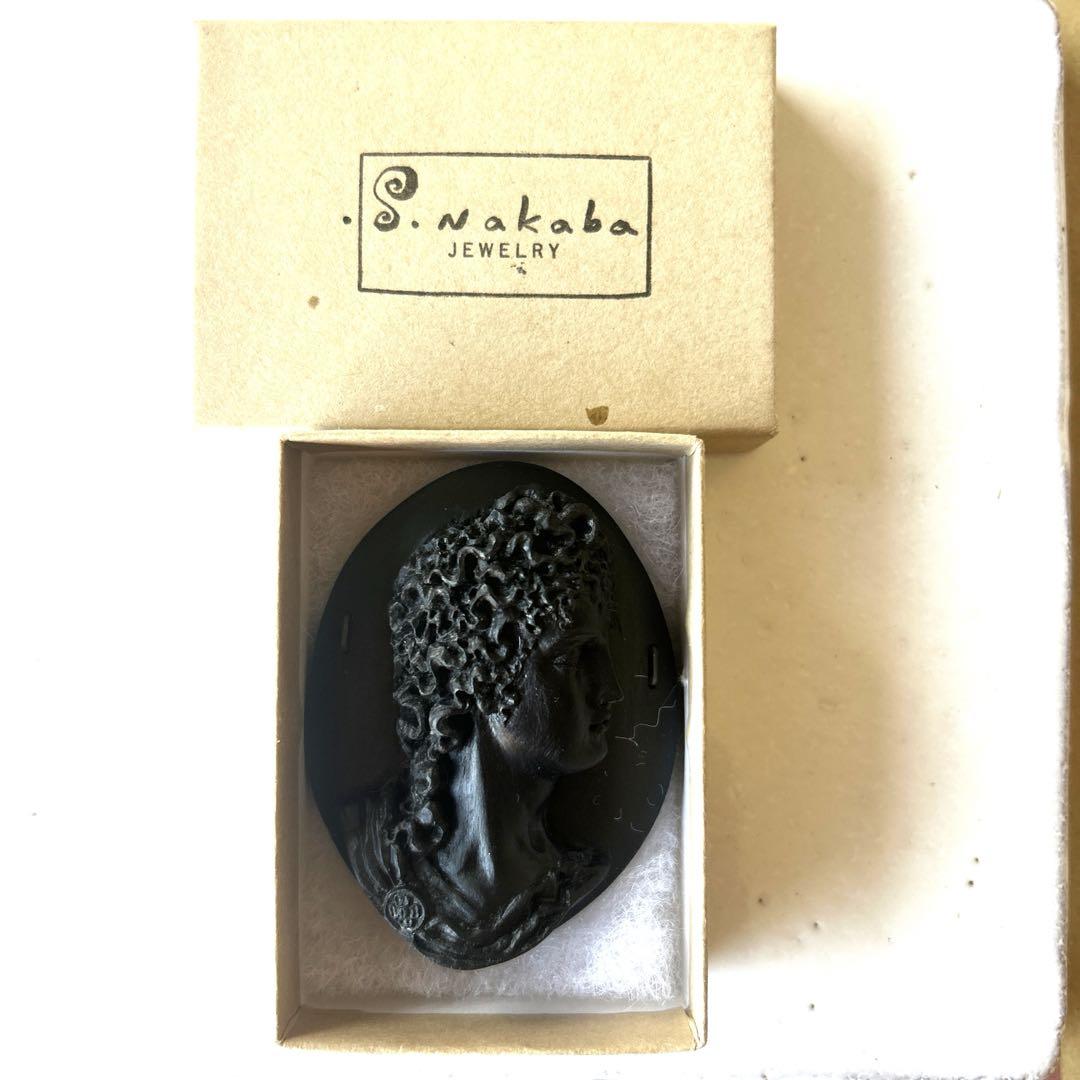 【現金特価】 S.NAKABA カメオブローチ アクセサリー