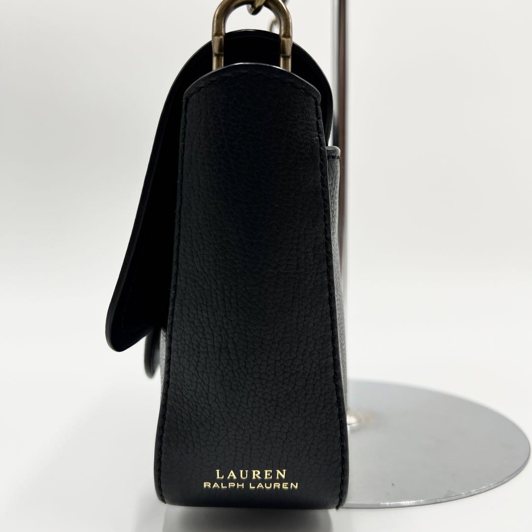 美品 ラルフローレン チェーンショルダー リッキー ターンロック