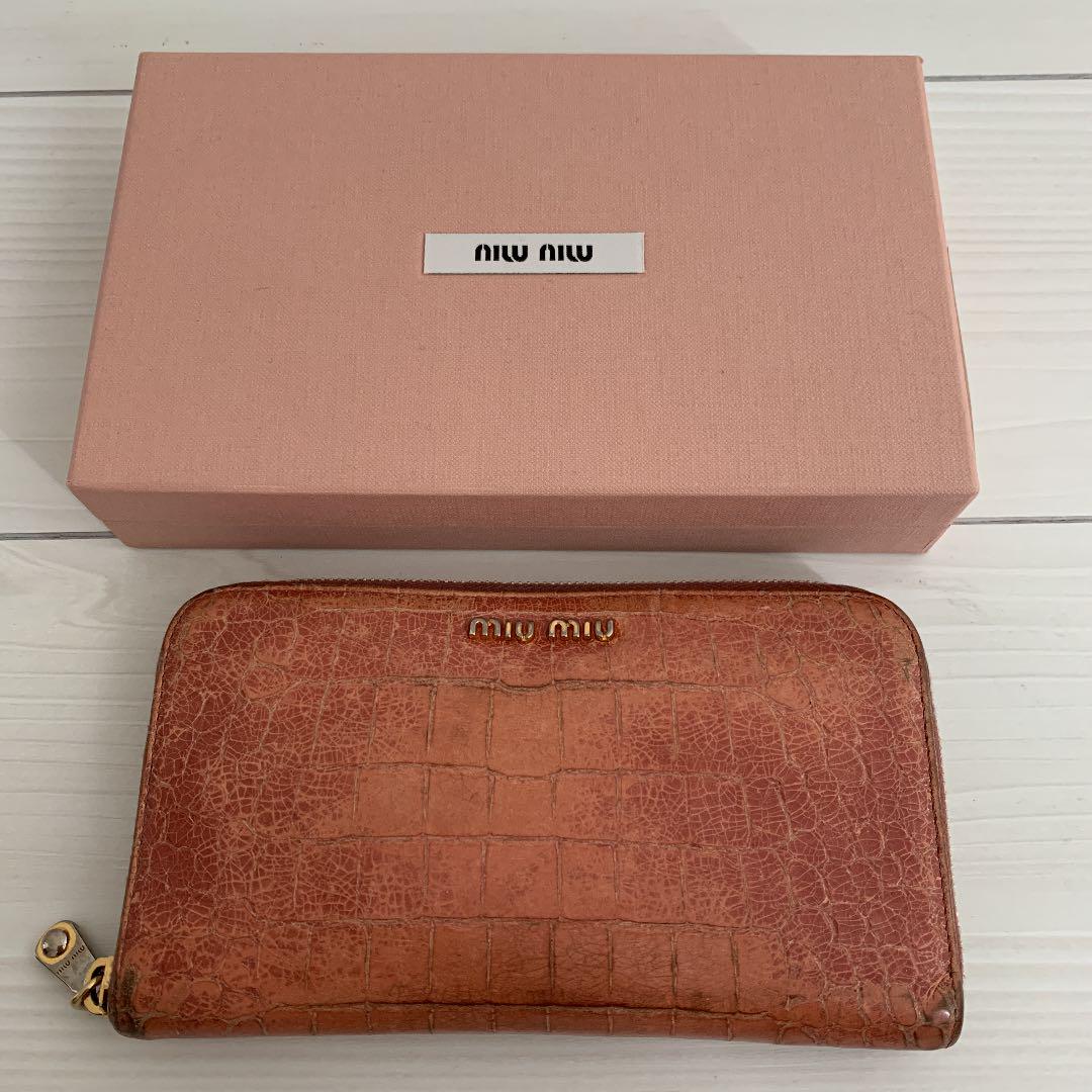MIUMIU 長財布 箱保証書あり