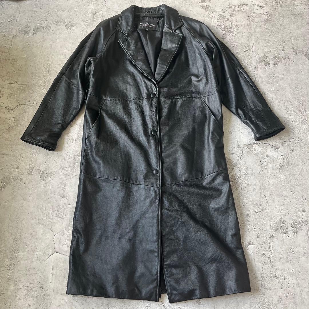 レザーロングコート