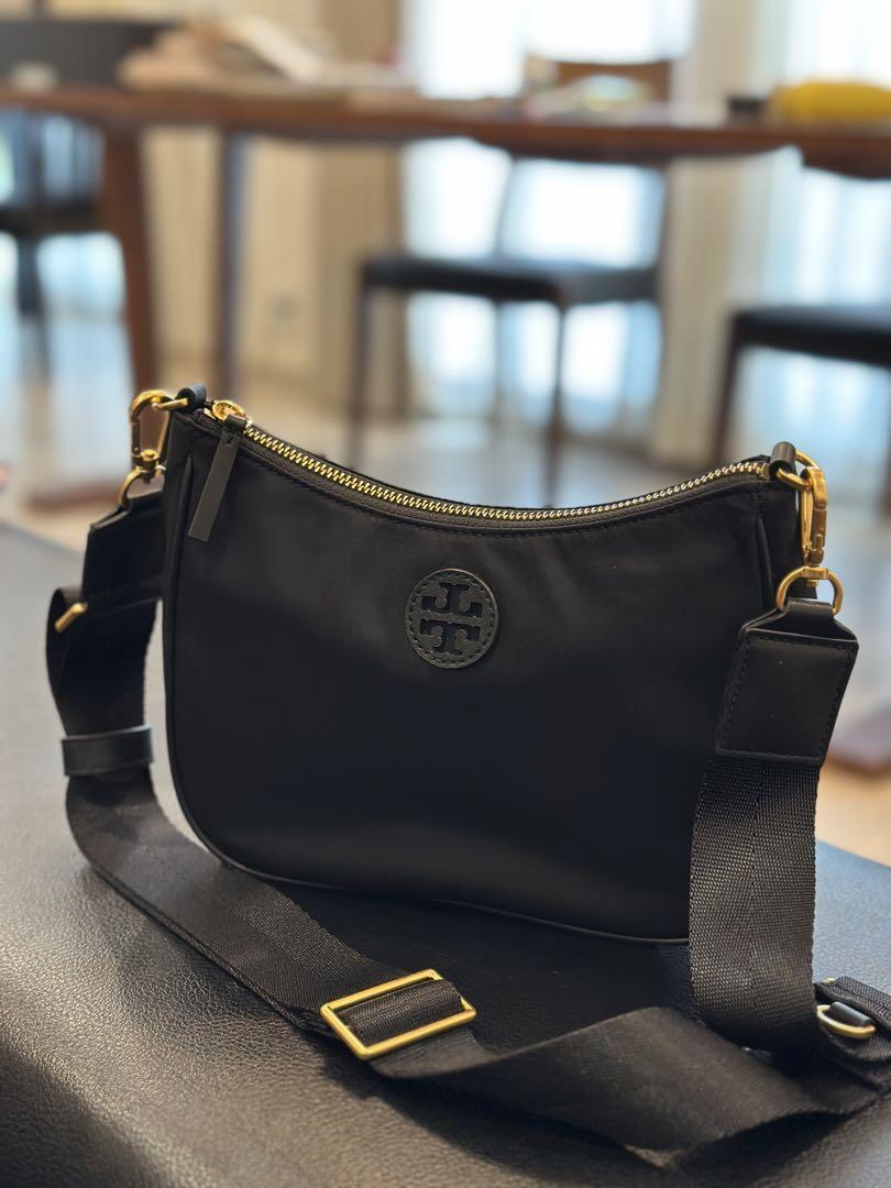 【激安通販 オンラインショップ】日用品 Tory ショルダーバッグ ナイロン 黒 Burch バッグ