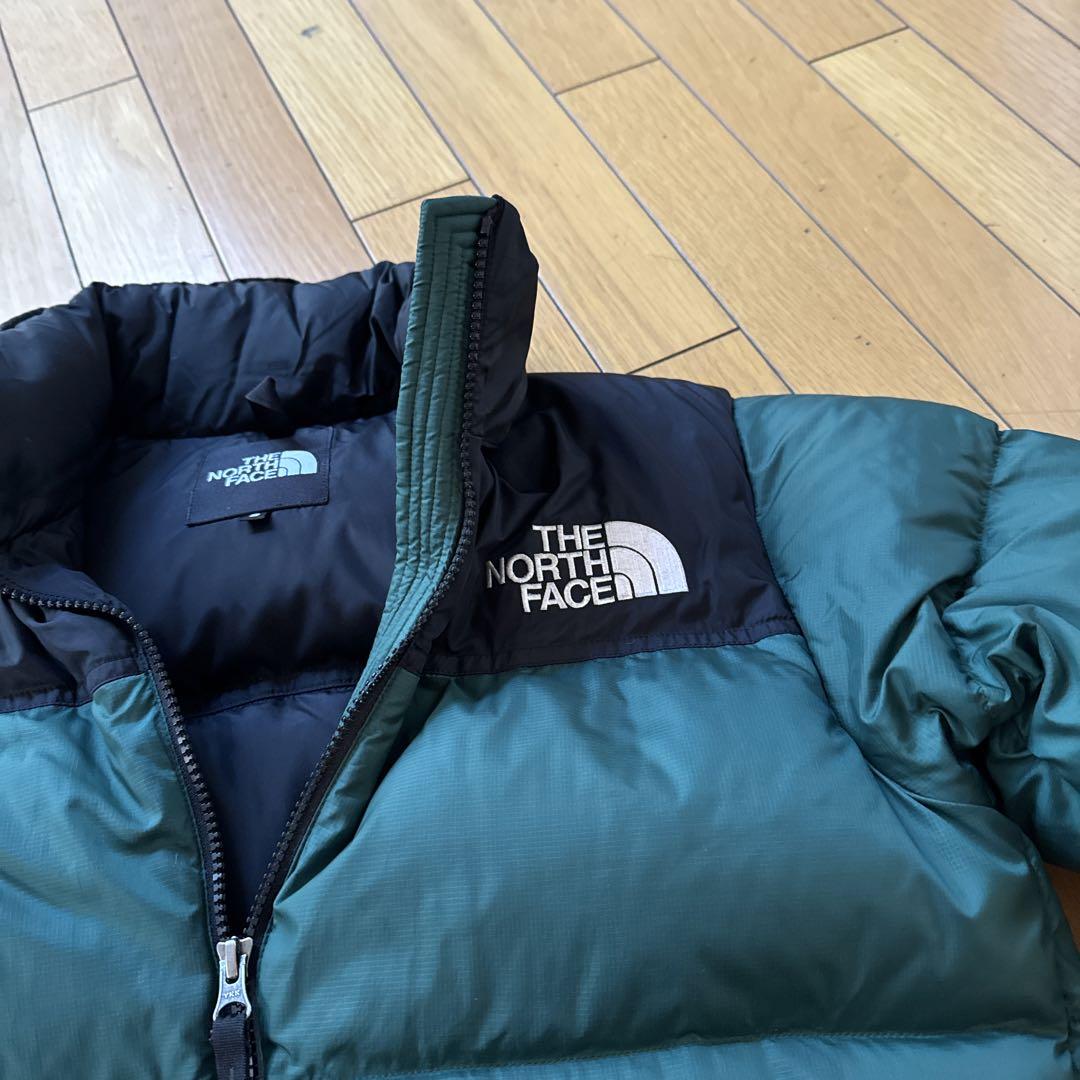 THE NORTH FACE ダウンジャケット ダークグリーン/ブラック THE NORTH FACE ダウンジャケット ダークグリーン/ブラック