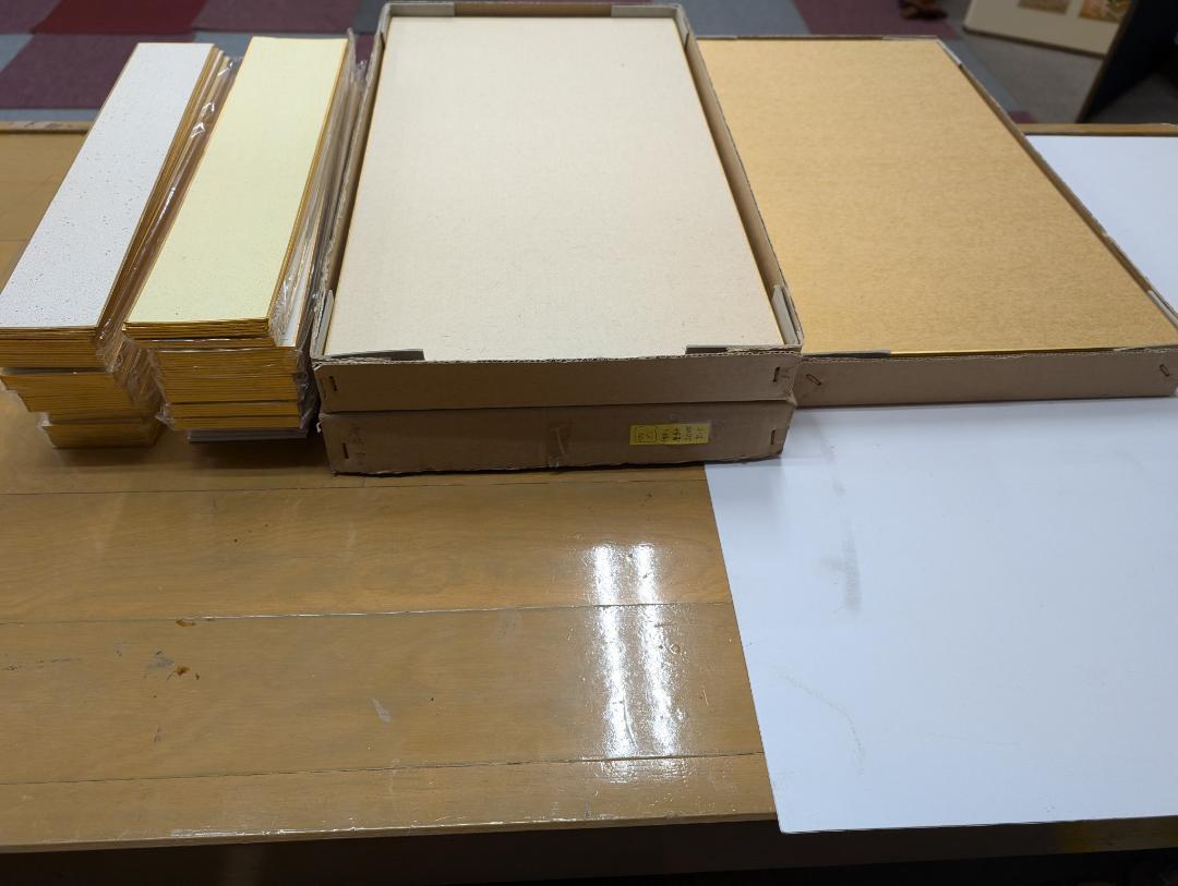 値下　色紙　倍判273×485㎜　特上金潜紙20枚　唐紙34枚　短冊　練習帳 オンライン セールホビー・楽器・アート - 再値下 色紙 倍判273