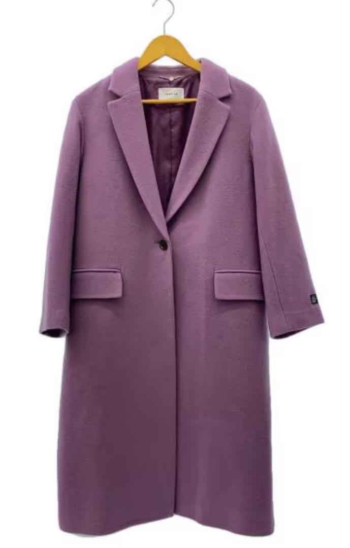 FRAY.I.D 薄紫 ロングコート FRAY I.D パープル チェスターコート ロング丈卸売 通販