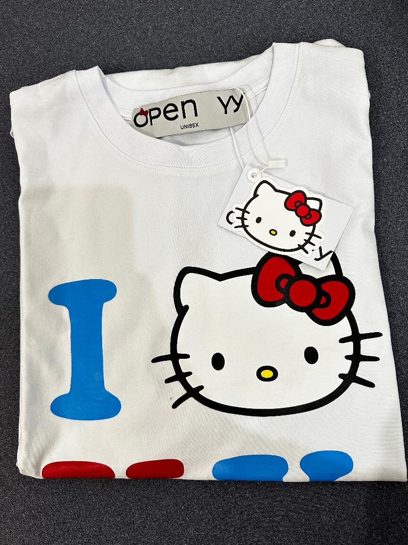 新規購入 ハローキティ yy OPEN hello トップス - kittyコラボTシャツ トップス