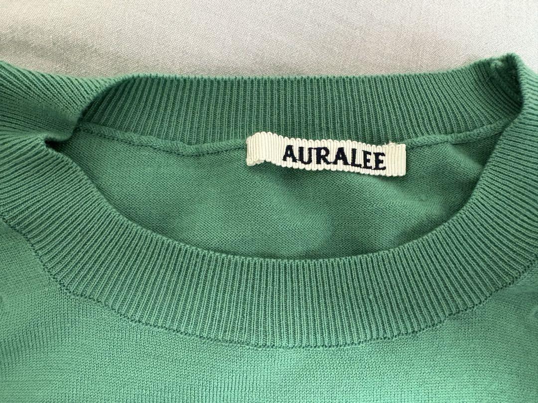 3 AURALEE SUPER HIGH GAUGE WOOL KNIT ニット